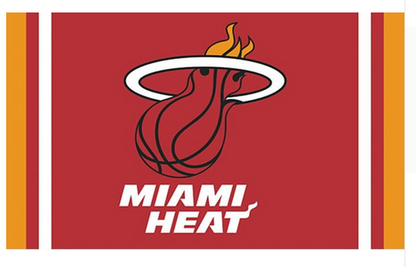 Miami Heat Flag-3x5 NBA Banner-100% polyester