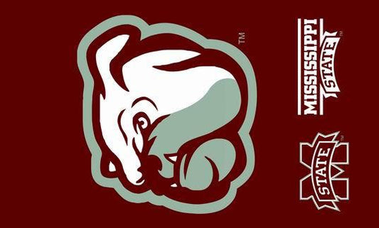 NCAA Mississippi State Bulldogs flag 3x5ft  Mississippi State University Bulldogs banner 100% polyester