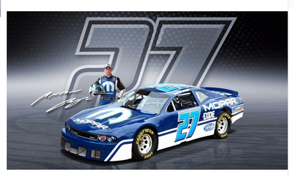 Mopar Flag-3x5 Checkered Banner-Metal Grommets