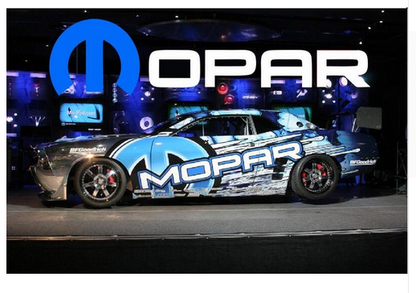 Mopar Flag-3x5 Checkered Banner-Metal Grommets