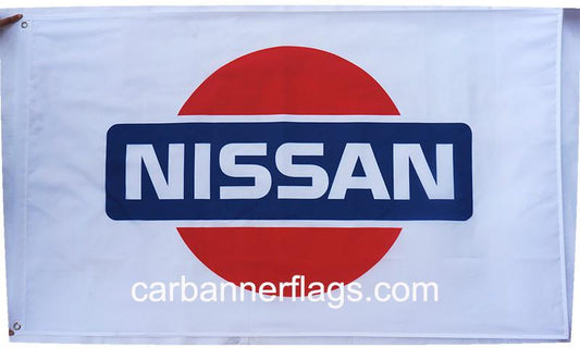 Nissan Flag-3x5 Motorsports Banner-100% polyester-White