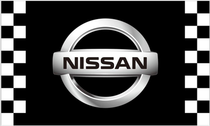 Nissan Flag-3x5 Motorsports Banner-100% polyester-White