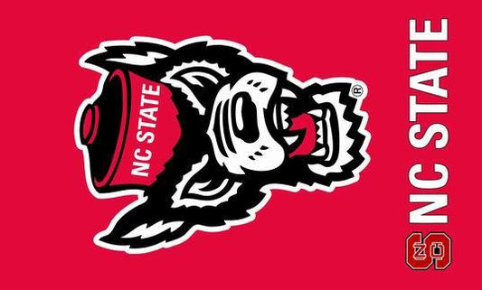 NCAA NC State Wolfpack Flag North Carolina State University Banner,100% polyester flag,3*5 ft