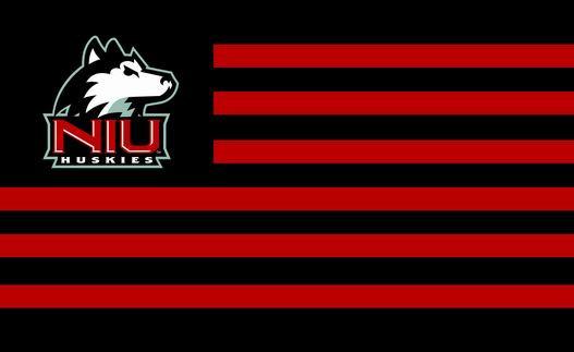 NCAA Northern Illinois Huskies Flag 100% Polyester Northern Illinois University Banner 3X5FT
