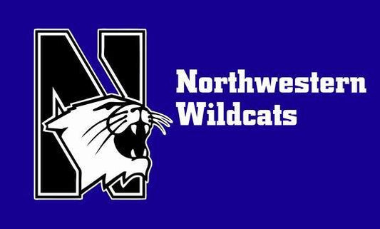 NCAA Northwestern Wildcats Flag University of Northwestern Banner 3ft x 5ft Polyester
