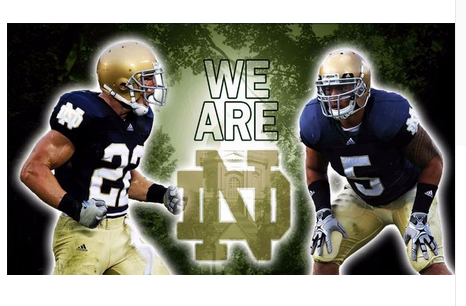 NCAA Notre Dame Fighting Irish flag 100% Polyester 90x150cm University of Notre Dame Banner