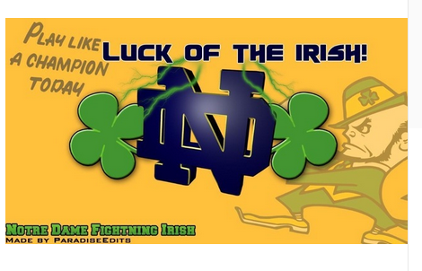 NCAA Notre Dame Fighting Irish flag 100% Polyester 90x150cm University of Notre Dame Banner