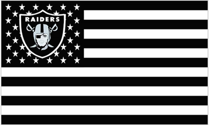 Las Vegas Raiders Flag Oakland Raiders Flag-3x5 NFL Banner-100% polyester-black