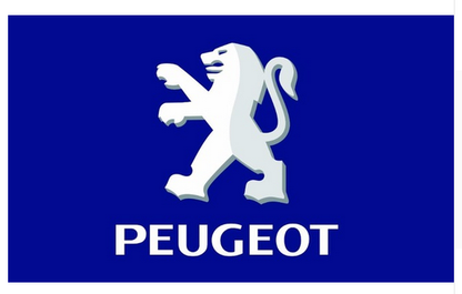 Peugeot flag-3x5 FT-100% polyester Banner-Black / White