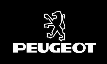 Peugeot flag-3x5 FT-100% polyester Banner-Black / White