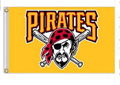 Pittsburgh Pirates Flag-3x5ft MLB Pirates Banner-100% polyester
