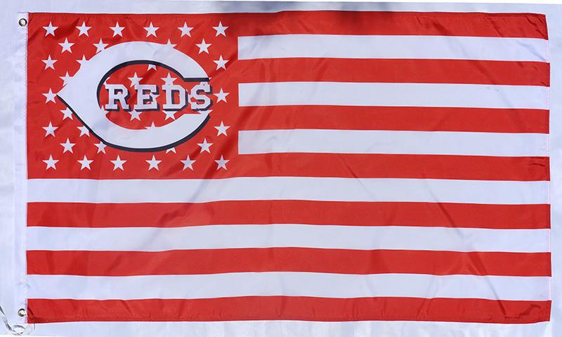 Cincinnati Reds Flag-3x5Ft MLB Reds Banner-100% polyester