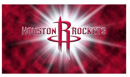 Houston Rockets Flag-3x5Ft NBA Rockets Banner-100% polyester