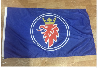 Saab Flag-3x5 Banner-100% polyester-Scania SAAB banner
