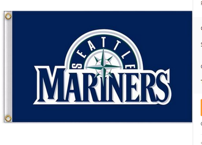 Seattle Mariners Flag-3x5 Banner-100% polyester