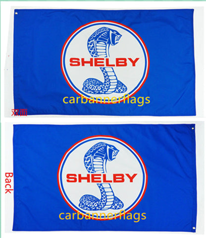 Ford Shebly Flag-3x5 FT Banner-100% polyester-2 Metal Gromme Shelby Cobra banners