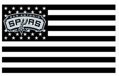 San Antonio Spurs Flag-3x5FT NBA Spurs Banner-100% polyester