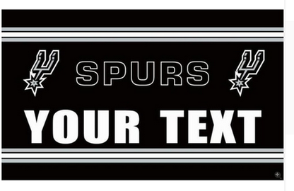 San Antonio Spurs Flag-3x5FT NBA Spurs Banner-100% polyester