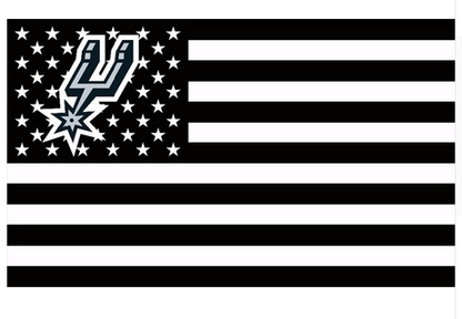 San Antonio Spurs Flag-3x5FT NBA Spurs Banner-100% polyester