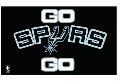 San Antonio Spurs Flag-3x5FT NBA Spurs Banner-100% polyester