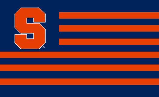 NCAA Syracuse Orange Flag 3x5 FT Syracuse University Banner 100% polyester 150 X 90 CM