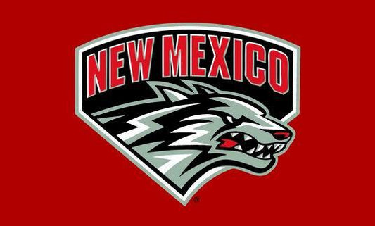 New Mexico Lobos Flag 3ft x 5ft 100% Polyester NCAA University of New Mexico Lobos Banner
