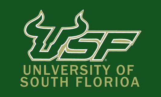 NCAA South Florida Bulls Flag 3x5ft 100% Polyester University of South Florida Banner