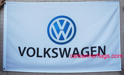 Volkswagen Flag-3x5 VW Banner-100% polyester
